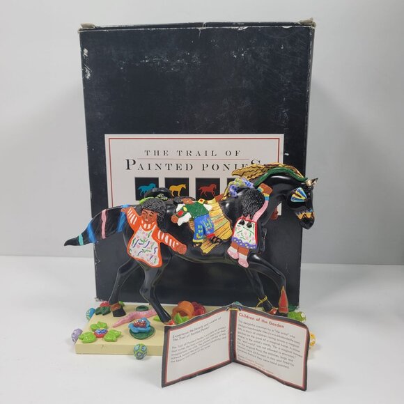 The Trail Of Painted Ponies Other - The Trail Of Painted Ponies "Children Of The Garden" Figurine